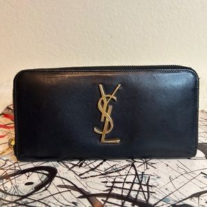 YSL Zippy Wallet